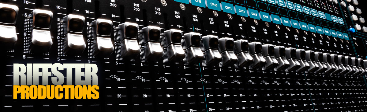 Riffster Productions audio banner