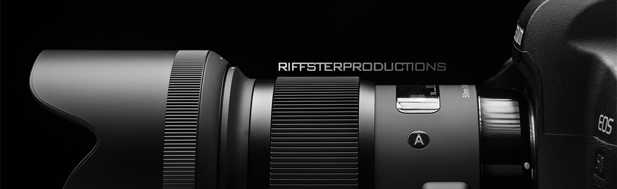 Riffster Productions product photography banner