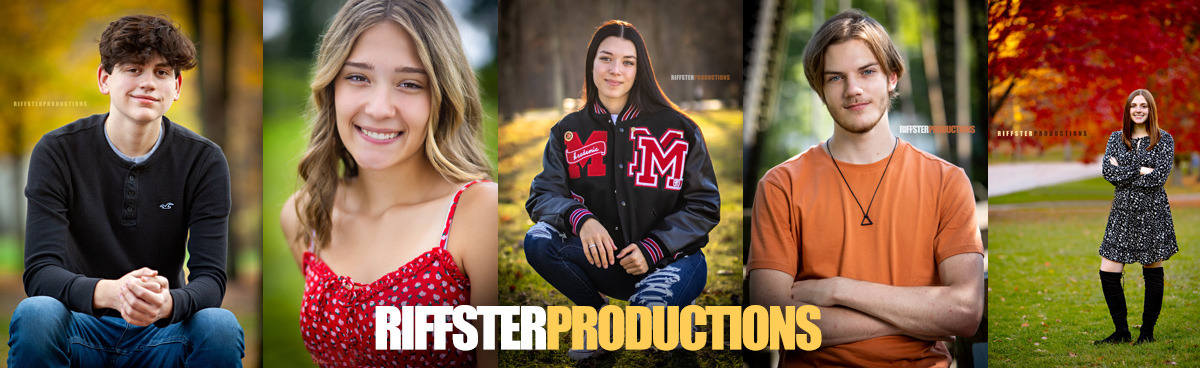 Riffster Productions senior photography banner